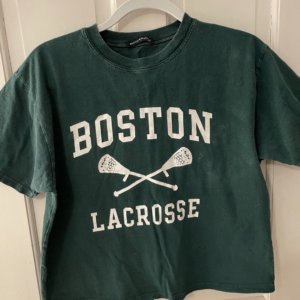 Vintage brandy melville boston lacrosse t shirt